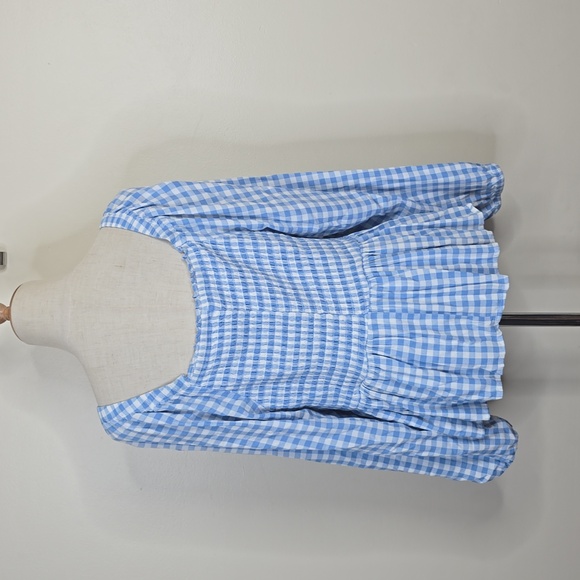 Torrid Smocked Bodice Long Sleeve Crop Blouse 2XL - Picture 2 of 4